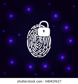 Fingerprint icon