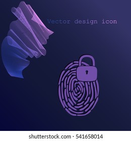 Fingerprint icon