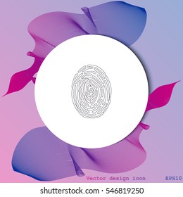 Fingerprint icon