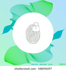 Fingerprint icon
