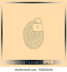 Fingerprint icon