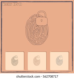 Fingerprint icon