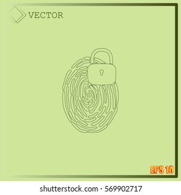 Fingerprint icon
