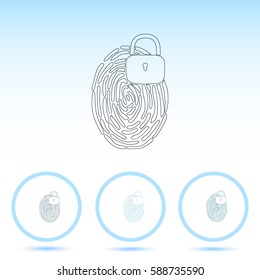 Fingerprint icon