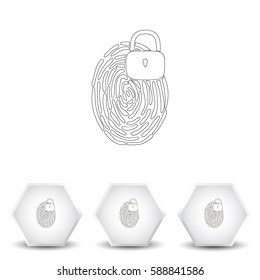 Fingerprint icon