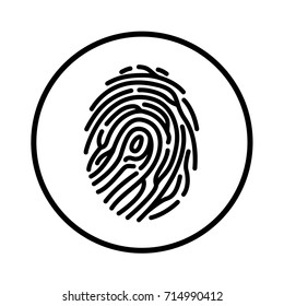 fingerprint icon