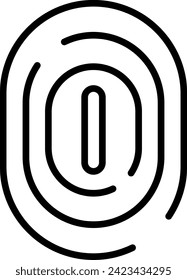 fingerprint icon for personal and commercial use 
