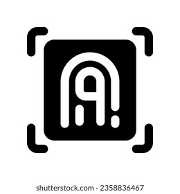 icono de huella digital. icono vector para tu sitio web, móvil, presentación y diseño de logotipo.