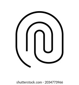 fingerprint identification icon or logo isolated sign symbol vector illustration - high quality black style vector icons
