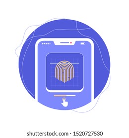 Fingerprint Identification icon for Mobile