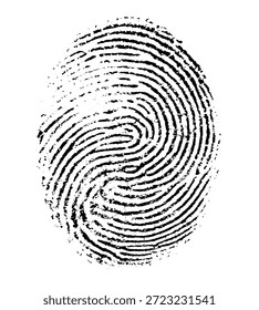 Símbolo de Identificación de huellas dactilares para proyectos de diseño y seguridad de datos