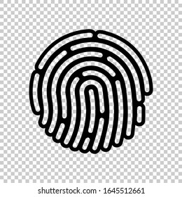 diseño vectorial de líneas de huella digital