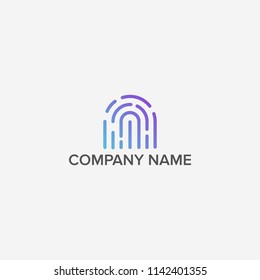 Fingerprint logo design