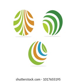 fingerprint logo design concept or icon design vector