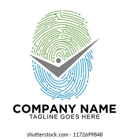 Fingerprint logo templates
