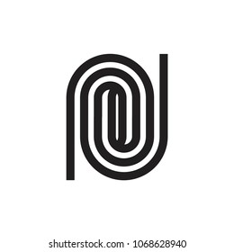 fingerprint logo vector, fingerprint icon