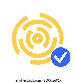 Fingerprint method for access. Biometric data scanning concept. Level of privacy on smartphone or computer. Database or personal data security. Thumbprint sign in identification vector illustration.