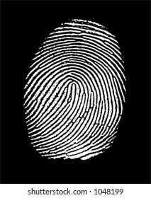 fingerprint in negative (white part is transparent, you can change color of the black part)