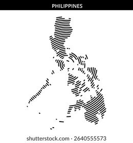 Fingerprint patterns illustrate the Philippines uniquely.