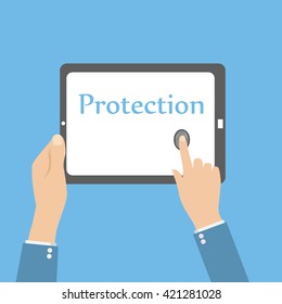 Fingerprint protection for device