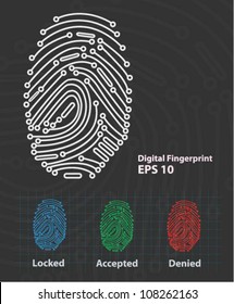 Fingerprint Reader (vector)