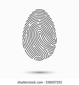 Fingerprint Scan Icon
