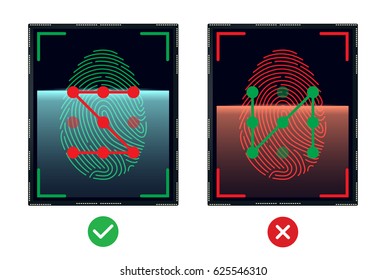 Fingerprint Scan Icon