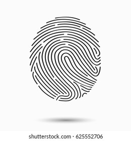 Fingerprint Scan Icon