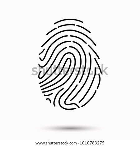 Fingerprint Scan Icon