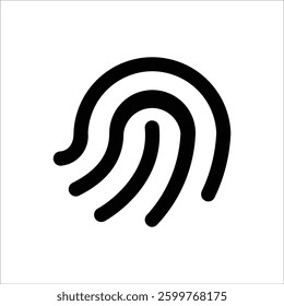 A fingerprint scan icon for secure access and verification.