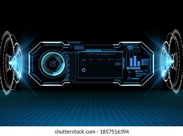 Die Fingerabdruck-Prüfung ermöglicht den Sicherheitszugriff mit biometrischer Identifikation. Abstrakte Technologie, Hintergrund. Cybersicherheitskonzept. 