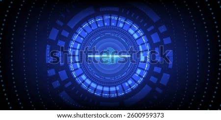 Fingerprint scan for secure access technology connection.
