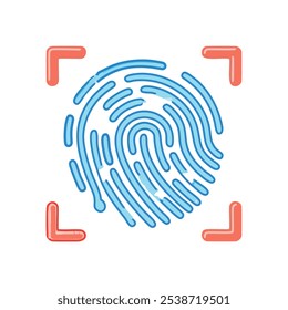 Seguridad de escaneo de huellas dactilares. Identidad digital, verificación biométrica, acceso seguro, protección de la privacidad.  Individuo único.