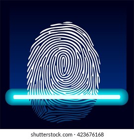 Fingerprint with scanner