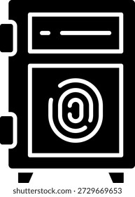 Fingerprint Scanner Safe Box Icon