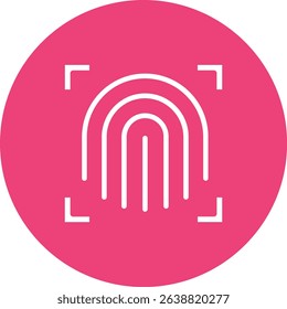 Fingerprint Scanner vector icon. Can be used for printing, mobile and web applications.