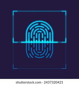 Fingerprint scanning security unlock concept