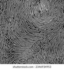 Fingerprint seamless background on square shape.
