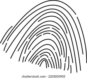 fingerprint security secure icon vector logo template