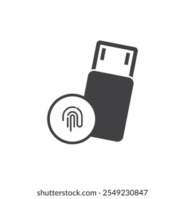 Unidad USB de seguridad de huellas dactilares para protección de datos