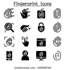 Fingerprint System icons