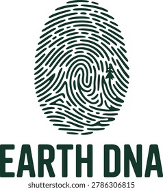 Fingerprint with tree and 