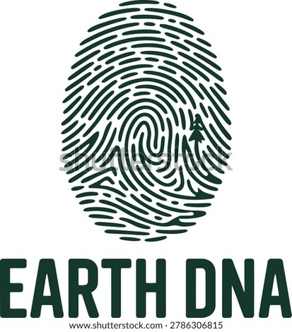 Fingerprint with tree and 