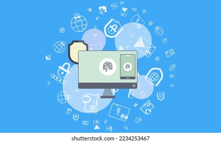 fingerprint to unlock computer and smartphone devices