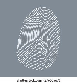 Fingerprint  Vector icon