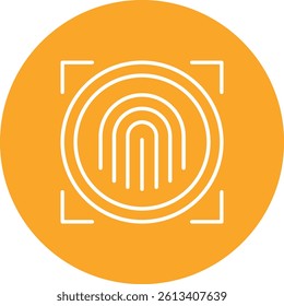 Fingerprint vector icon. Can be used for printing, mobile and web applications.