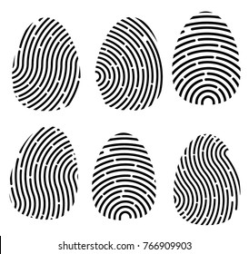 Fingerprint vector illustration - 
