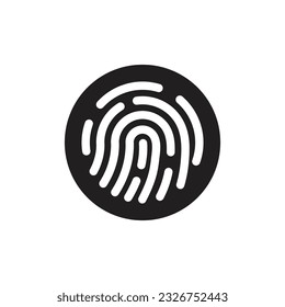 fingerprint vector, fingerprint 
 security icon, Access, login, Lock unlock.