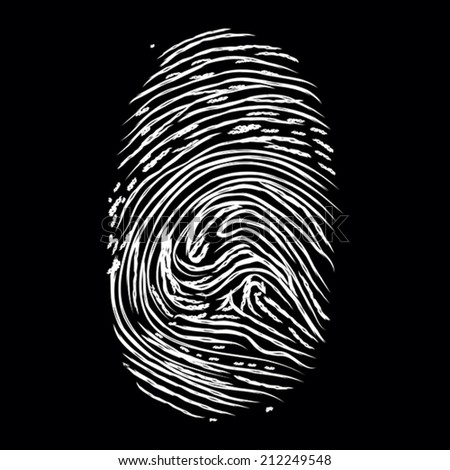 Fingerprints on black 