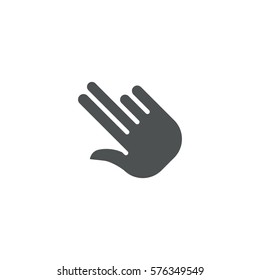 fingers icon. sign design